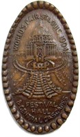 1904 Elongated Penny World's Fair St. Louis