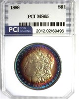1888 Morgan PCI MS65 Excellent Color