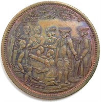 1682 Medal Unbroken Faith Penn's Treaty