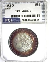 1883-O Morgan MS65+ DMPL LISTS $1750
