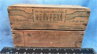 Wood 2lb Cheese Boxes, Velveeta & Pimento Loaf