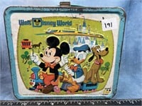 Walt Disney World Metal Lunch Box & Thermos