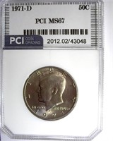 1971-D Kennedy PCI MS67