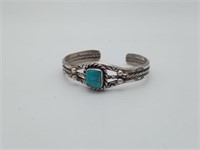 Southwestern Turquoise Handmade Cuff Bracelet