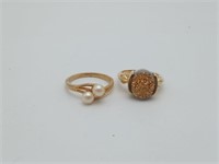 14k GF Ring & Sterling Ring