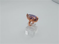 Copper Amethyst In Quartz ? Ring Like New