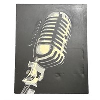 "Microphone 7" painting - signed 2/2005