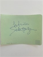 Senta Berger original signature