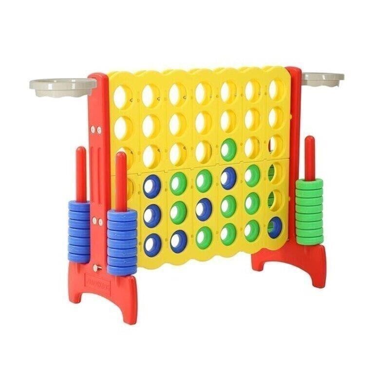 SDADI Giant 33" 4-In-A-Row Game yellow/red