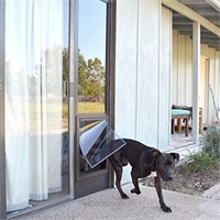 Aluminum Pet Patio Door Adjustable Small-Medium