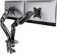 Dual Monitor Stand - Adjustable Desk Mount Swivel