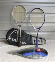 (1) Macgregor and (1) Bonny Tennis Rackets