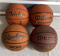 Set of (4) Basketballs