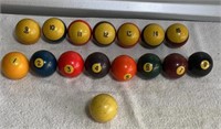 Full Set of Cue Balls