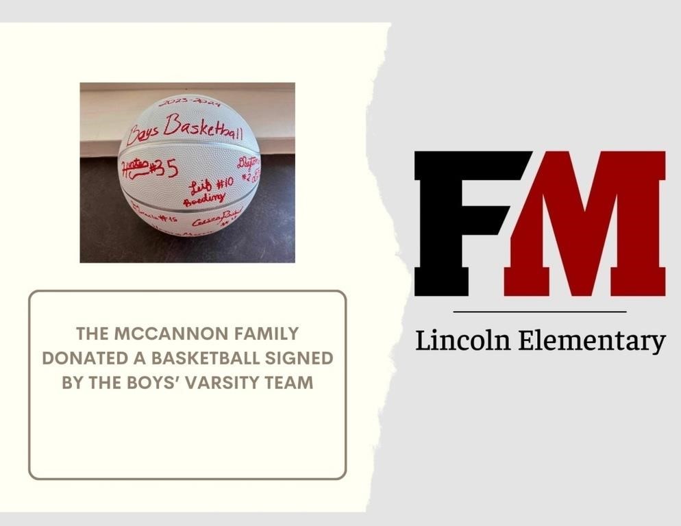 FMHS Signed Boys Varsity Basketball