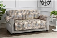 Jeffrey Home Tartan Plaid Secure Fit Sofa Cover