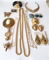 Assorted Gold-Accent Costume Jewelery