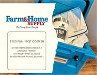 Farm  & Home Supply Cooler & Tumblers