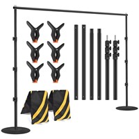 Heavy Duty Backdrop Banner Stand - 5x3ft to 8x10ft