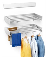 *Laundry Drying Rack Collapsible, Wall Mounted