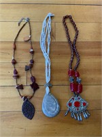 Vintage Beaded Necklaces (a)