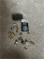 Lot of Broaches, Pins, Clip Earrings