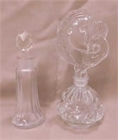 Vintage Baccarat France crystal perfume bottle w/