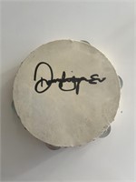 Dizzy Gillespie signed tambourine
