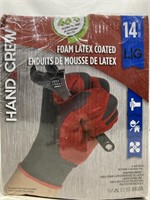 Hand Crew Work Gloves Size L