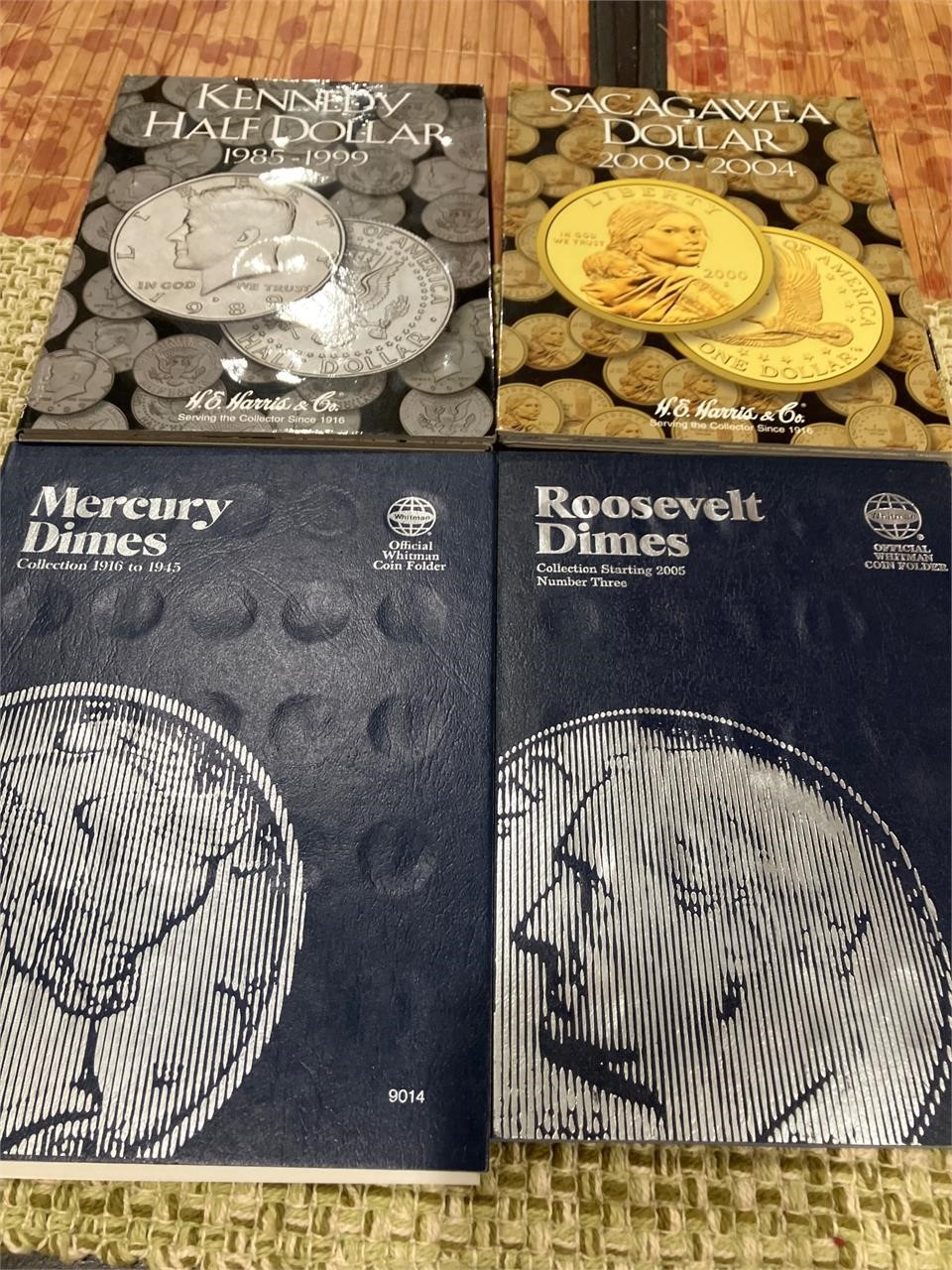 Empty coin holder s Kennedy,mercury