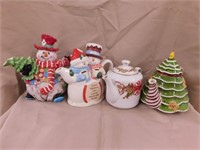 4 holiday themed teapots: Hershey's - Home