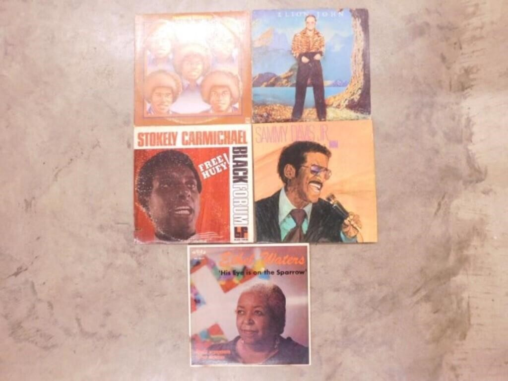 5 vintage vinyl LP record albums: Jackson 5 -