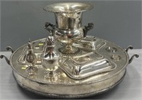 Sheridan Silver Plate Partial Supper Set