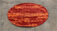 Nourison Home Area Rug 6’x6’ Red
