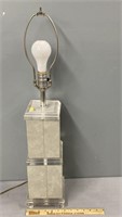 Lucite Table Lamp Mid-Century Modern Style