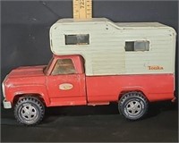 Tonka 1970s USA Pressed Steel Camper Pick Up