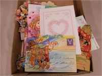 Vintage Valentines cards - Easter puzzles - &