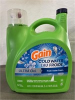 Gain Cold Water Ultra Oxi Detergent 3/4 Full ^