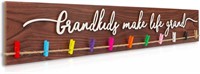 Grandkids Make Life Grand Sign 3D Grandkids Photo