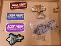Star Trek fan club patches & badges