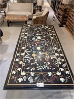 Pietre Dure Marble Inlay Dining w Base