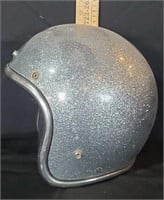 Vintage motorcycle helmet