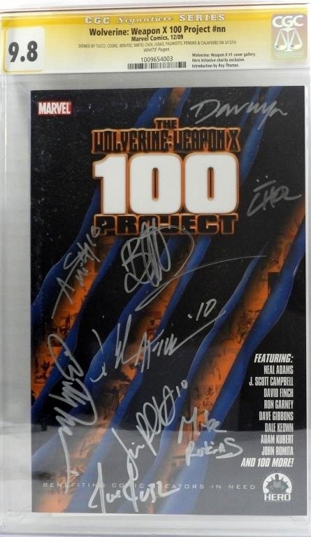 SIGNED WOLVERINE: WEAPON X 100 PROJECT