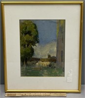 Impressionist Landscape Pastel Painting