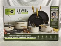 Green Pan Jewel 11 Piece Cookware Set