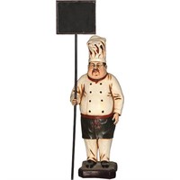 Cook with Chalkboard 4' Tall