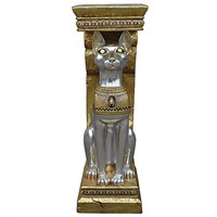 Egyptian Cat Pedestal