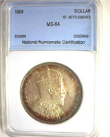 1904 Dollar NNC MS64 Straight Settlements