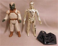 1982 Kenner Star Wars C-3PO & 1983 Klaatu Skiff