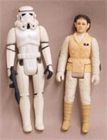 1977 Kenner Star Wars Stormtrooper & 1980 Princess